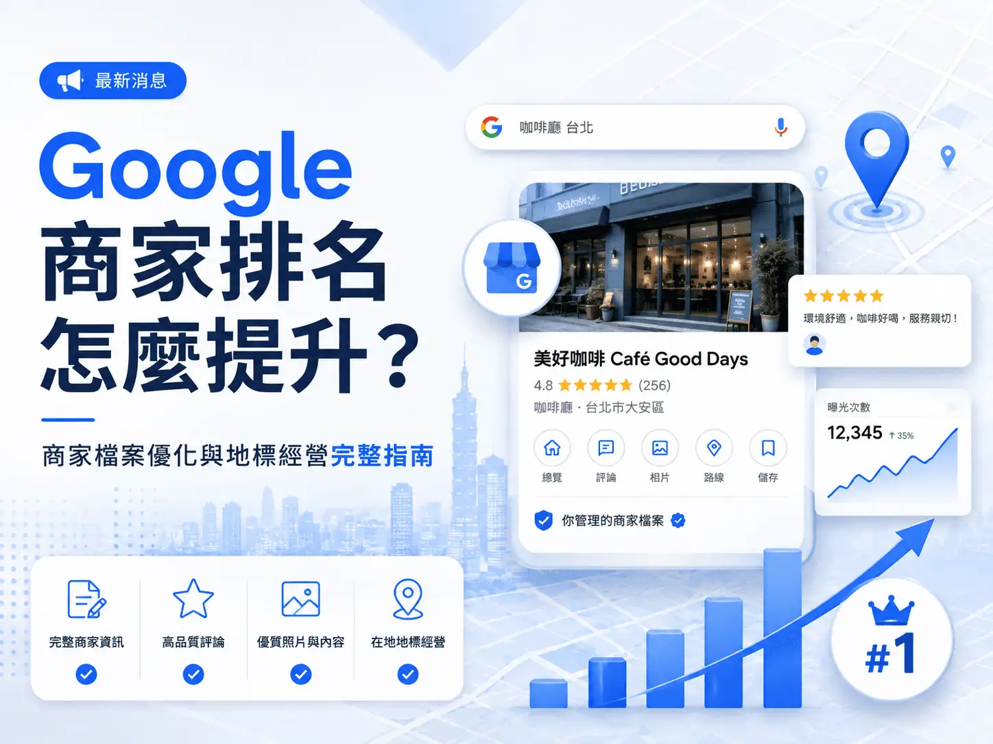 Google 商家排名怎麼提升？商家檔案優化與地標經營完整指南